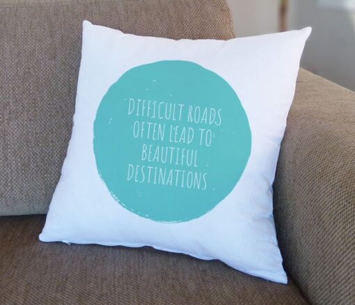 Beautiful Destinations Quote Cushion